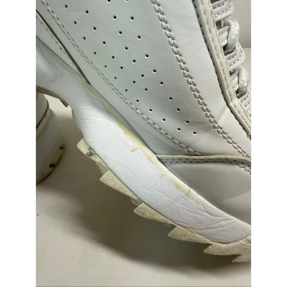 Fila Disruptor II Premium White Sneaker White Women’s Size 9 US See Description